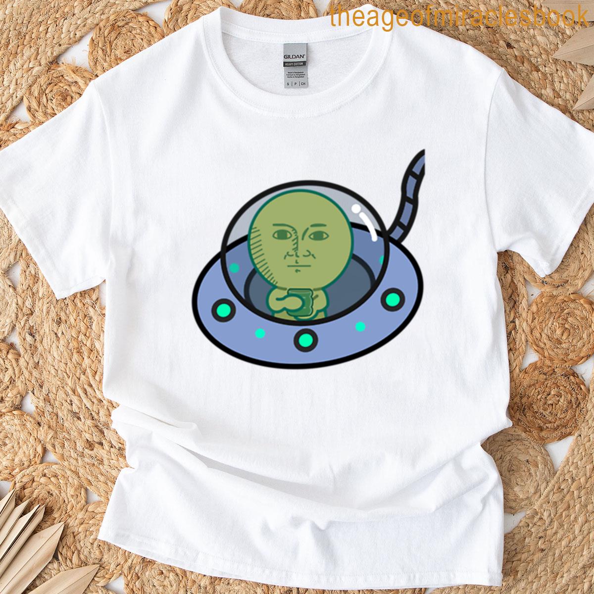 Space Serious Smiski T-shirt