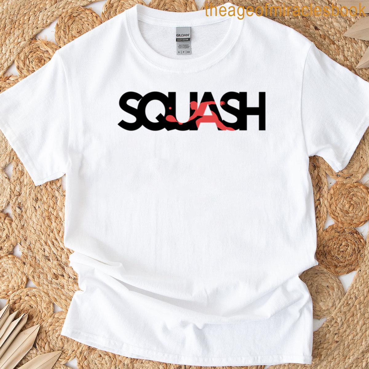 Squash Player Racket Fun Sport Team T-shirt