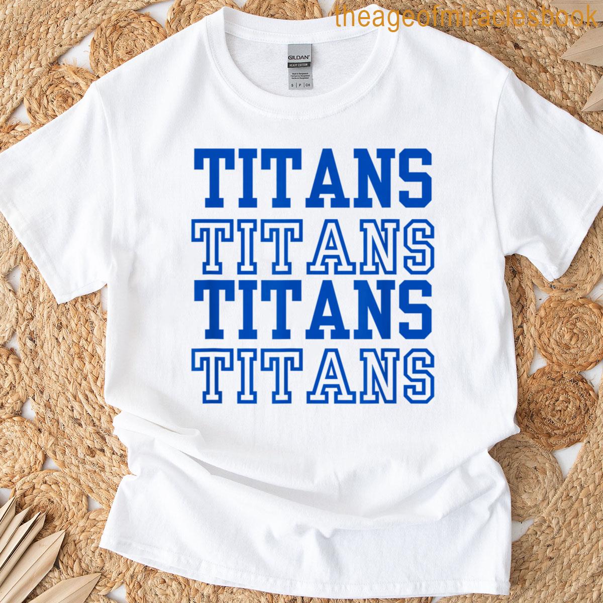 Stacked Text Volleyball Team Tee T-shirt