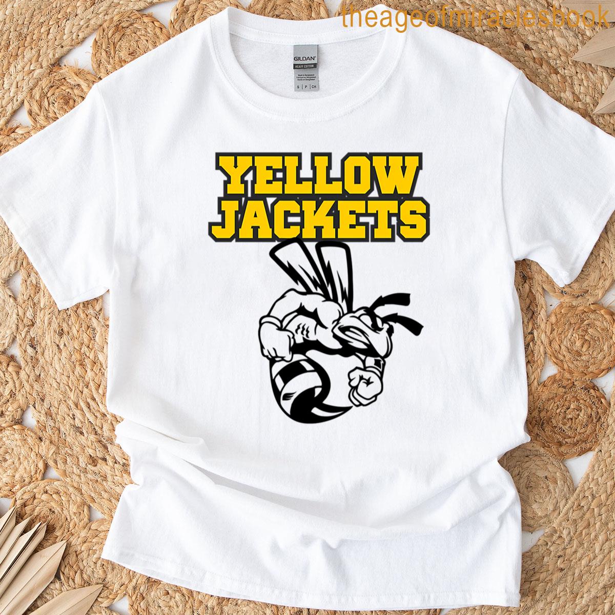 Yellow Team Logo Sport T-shirt