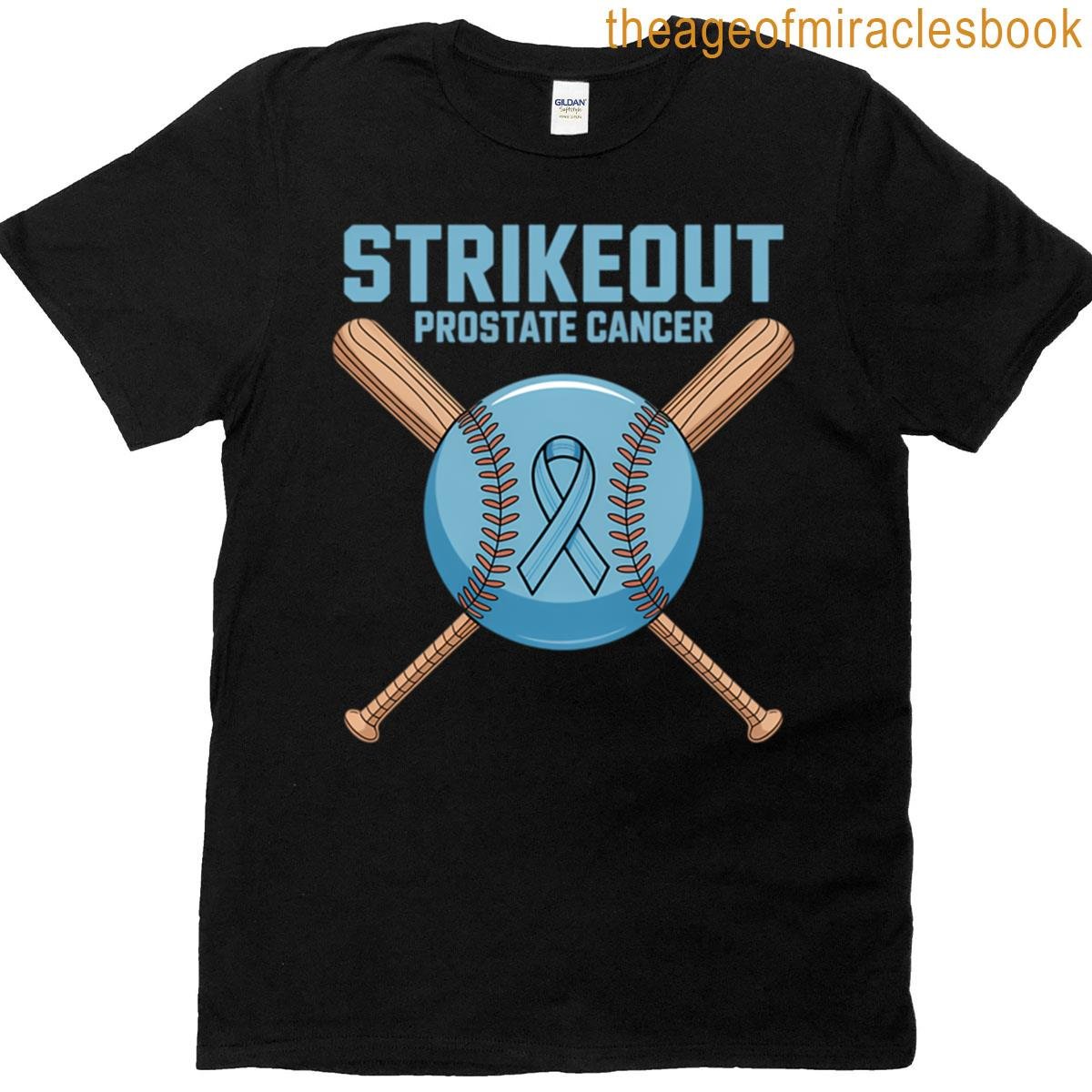 Baseball Prostate Cancer Awareness T-shirt