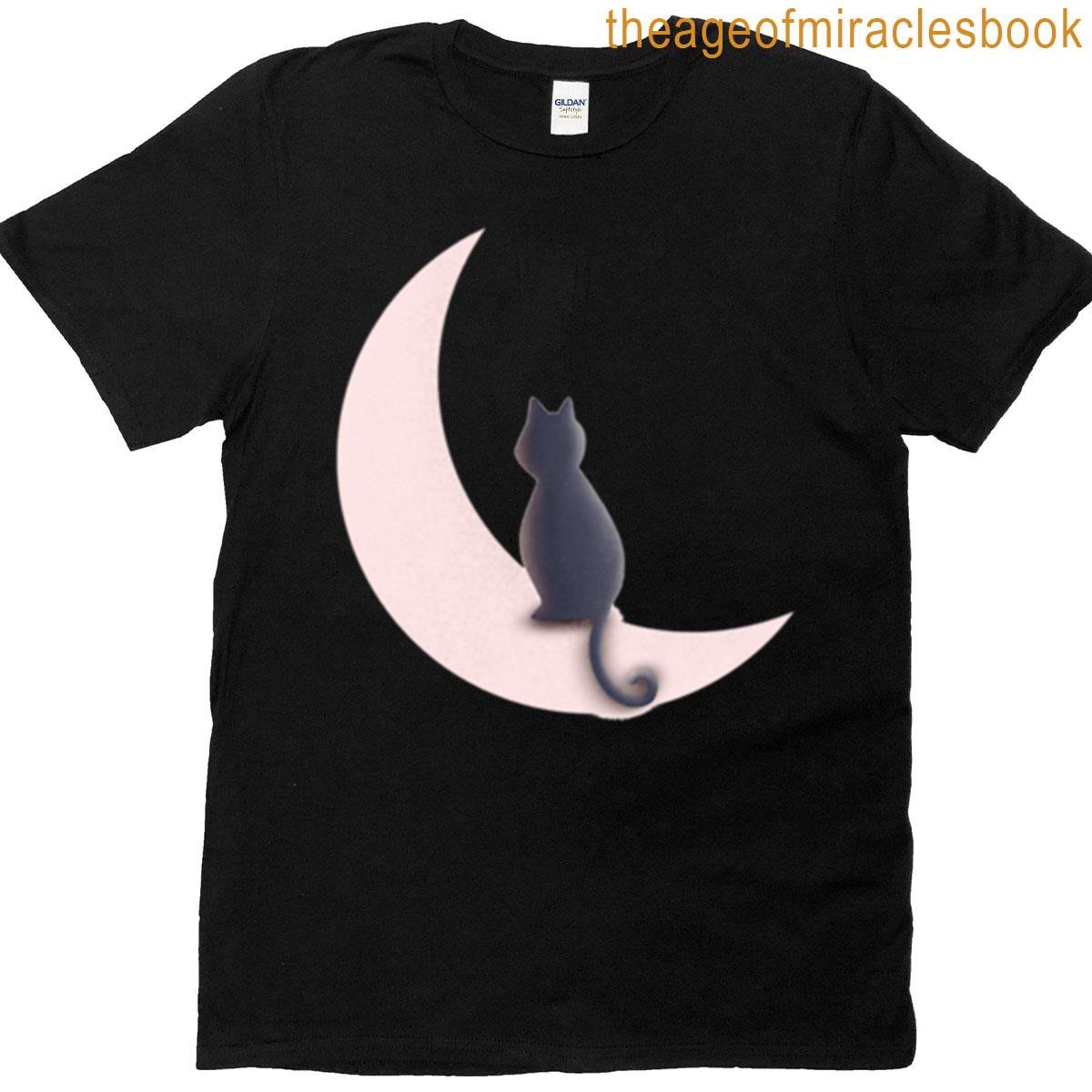 Cat On A Moon T-shirt