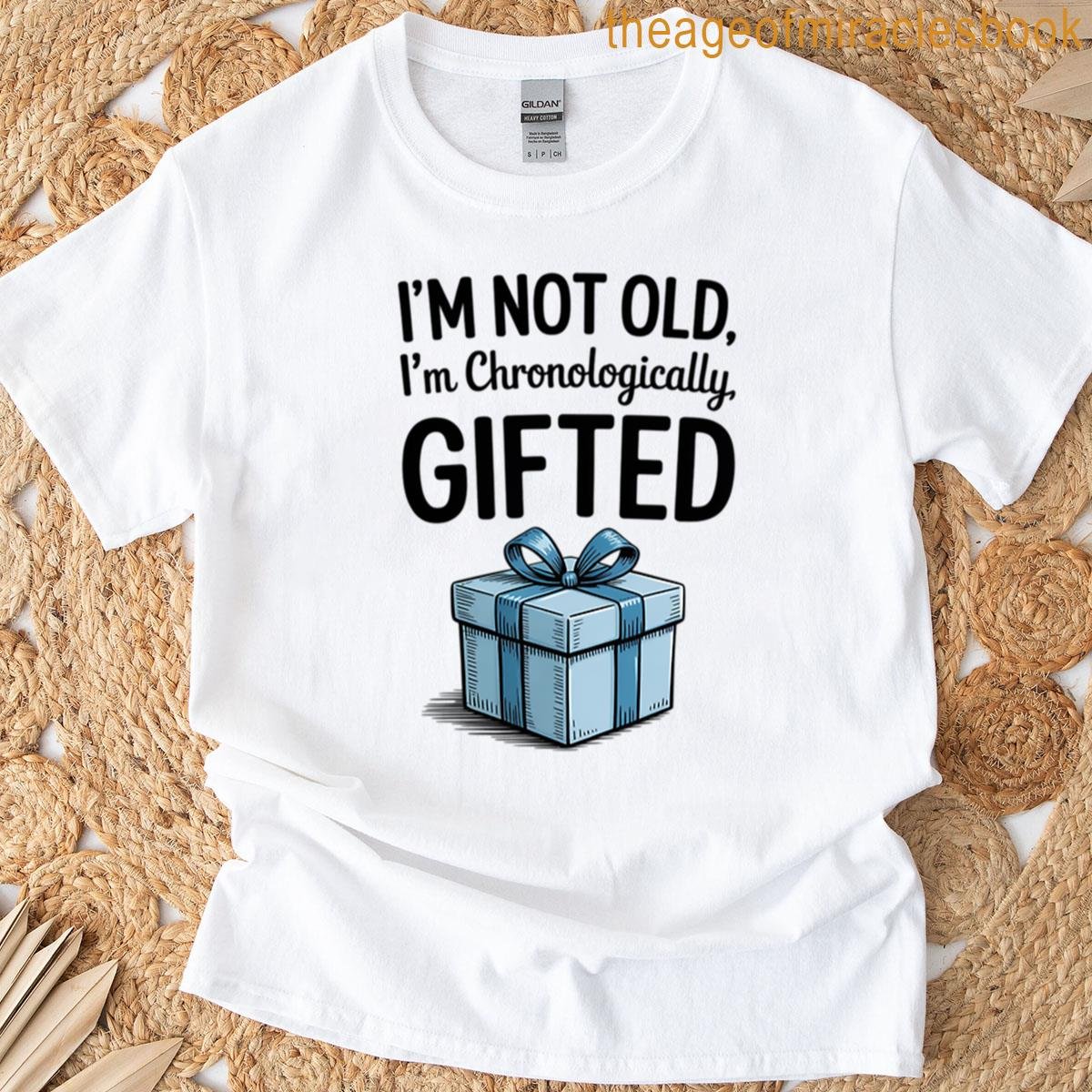 Chronologically Noveltyed Script Box Clock T-shirt