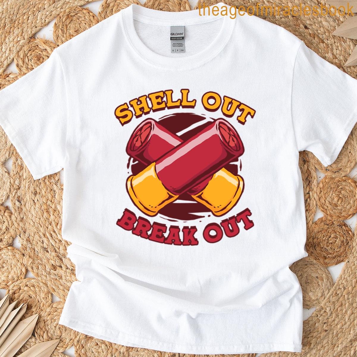 Clay Shooting Shell Out Break Out T-shirt
