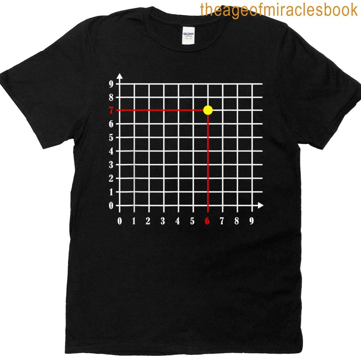 Coordinate 67 Funny Math Teacher 67 Math Lover Science T-shirt