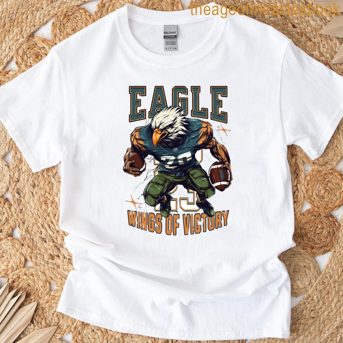 Eagle Football Player T-shirt
