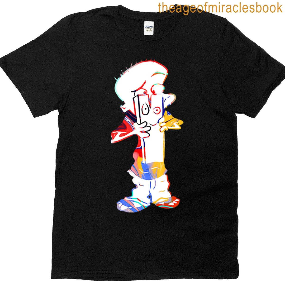 Ed Edd N Eddy Scared Johnny And Plank T-shirt