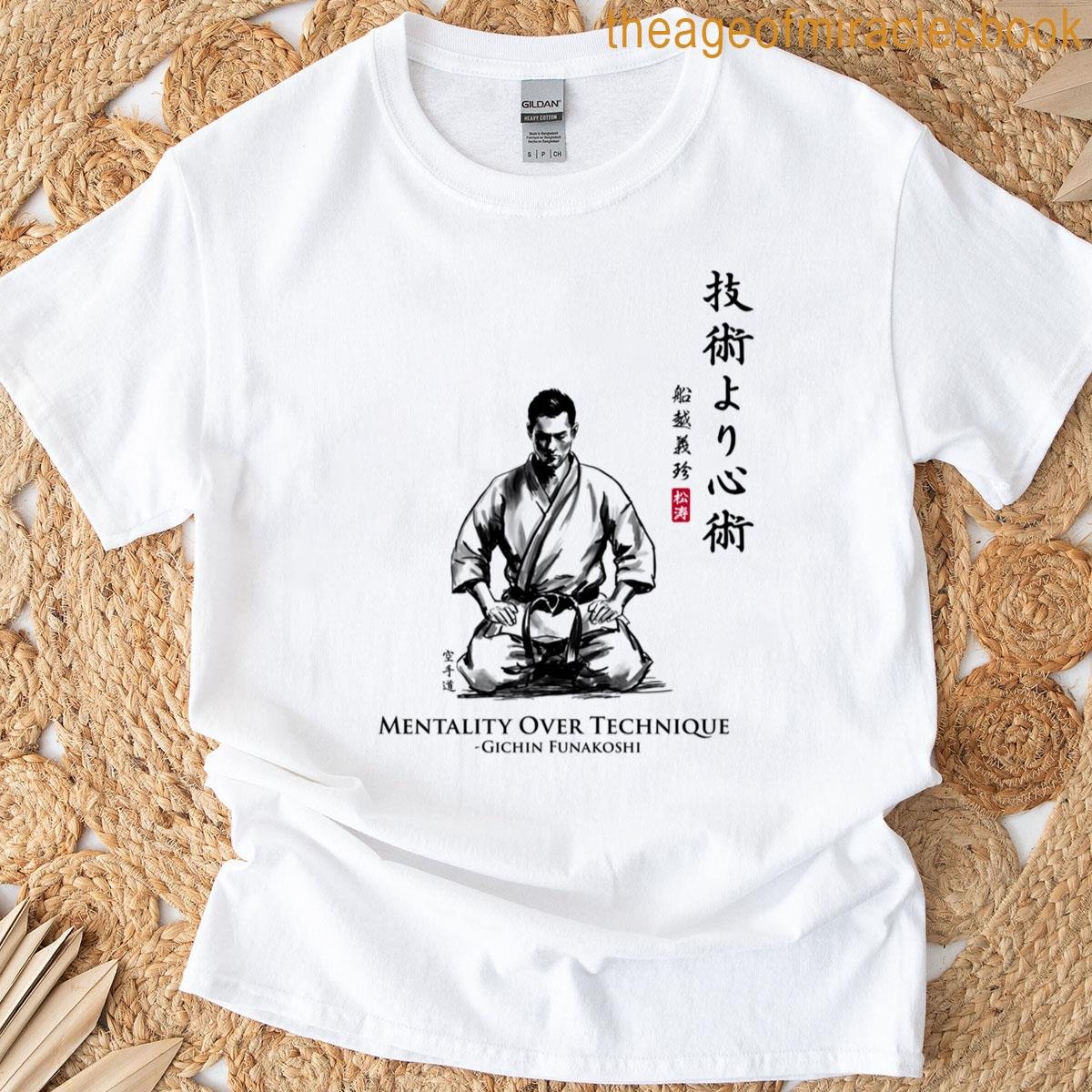 Karate 5th Precept – Mentality Over Technique T-shirt