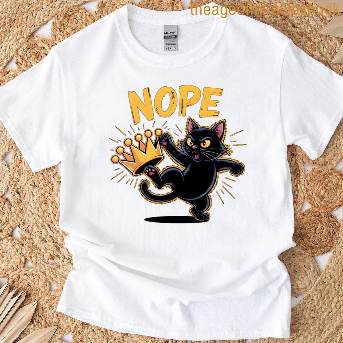 Nope Black Cat T-shirt