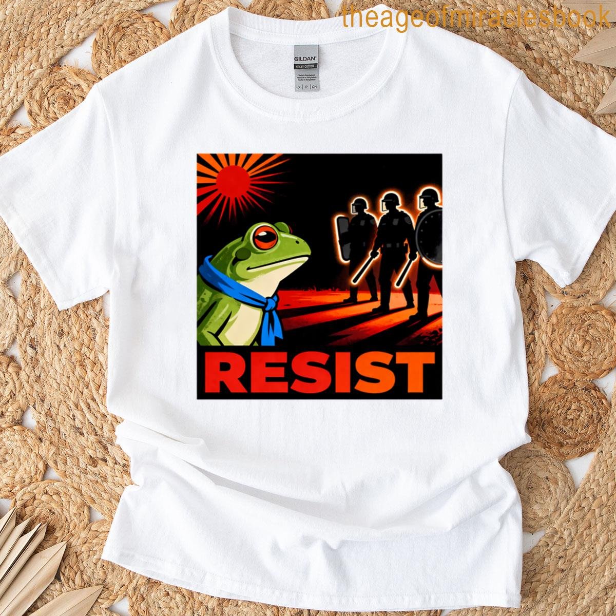Peaceful Protest – Portland Frog Protest T-shirt