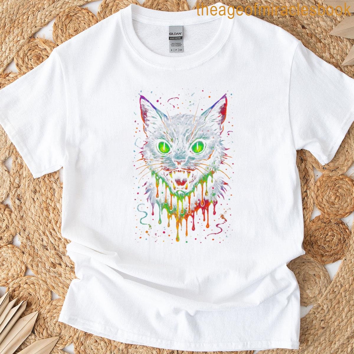 Psichedelic Cat T-shirt