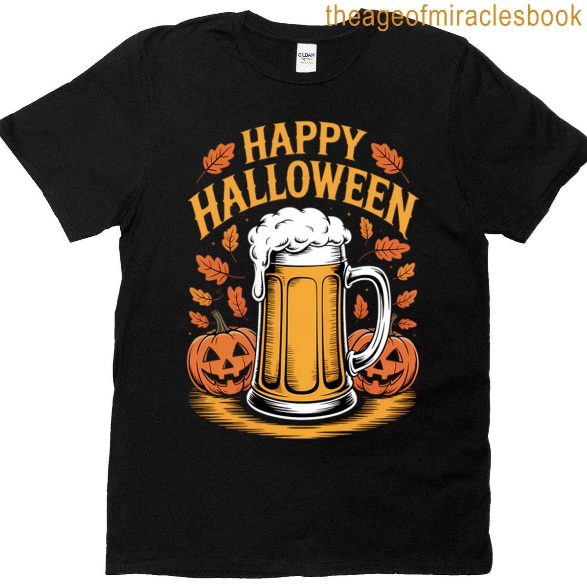 Pumpkin Beer Halloween T-shirt