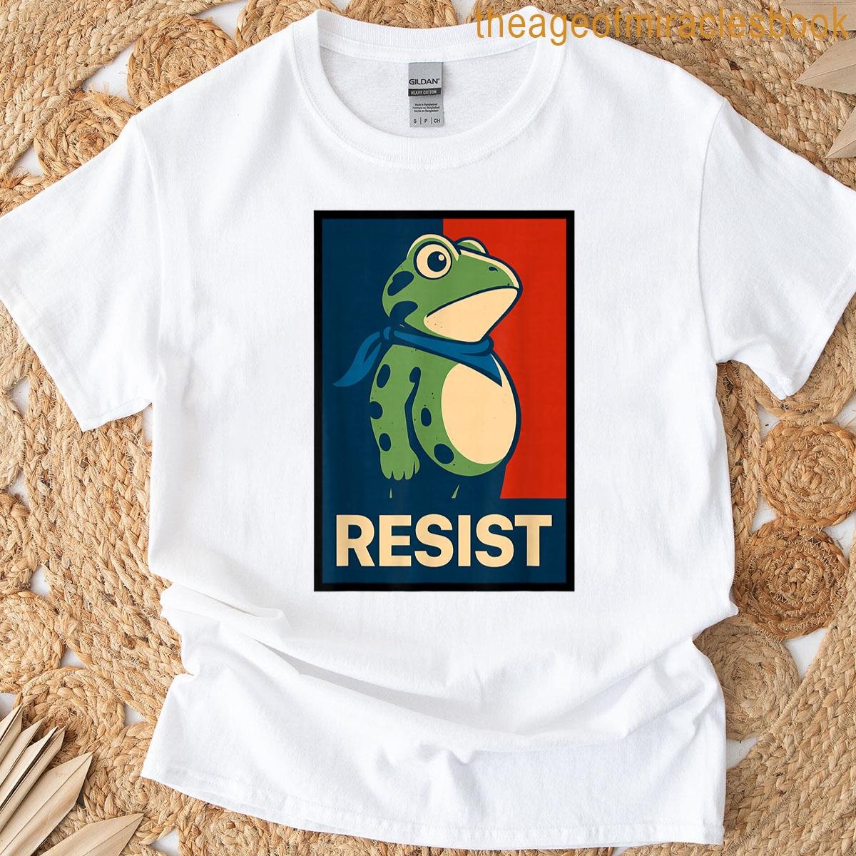 Resist Frog Portland Frog Protest T-shirt