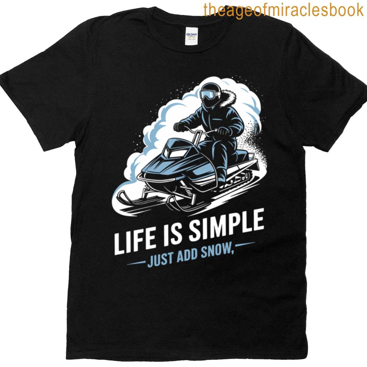 Snowmobile Snowmobiling Snow Machine T-shirt