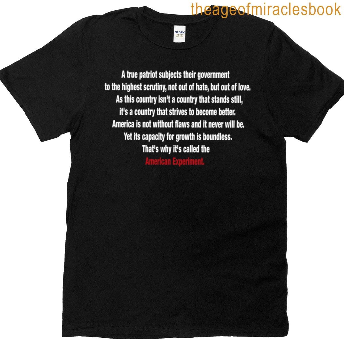 The American Experiment T-shirt