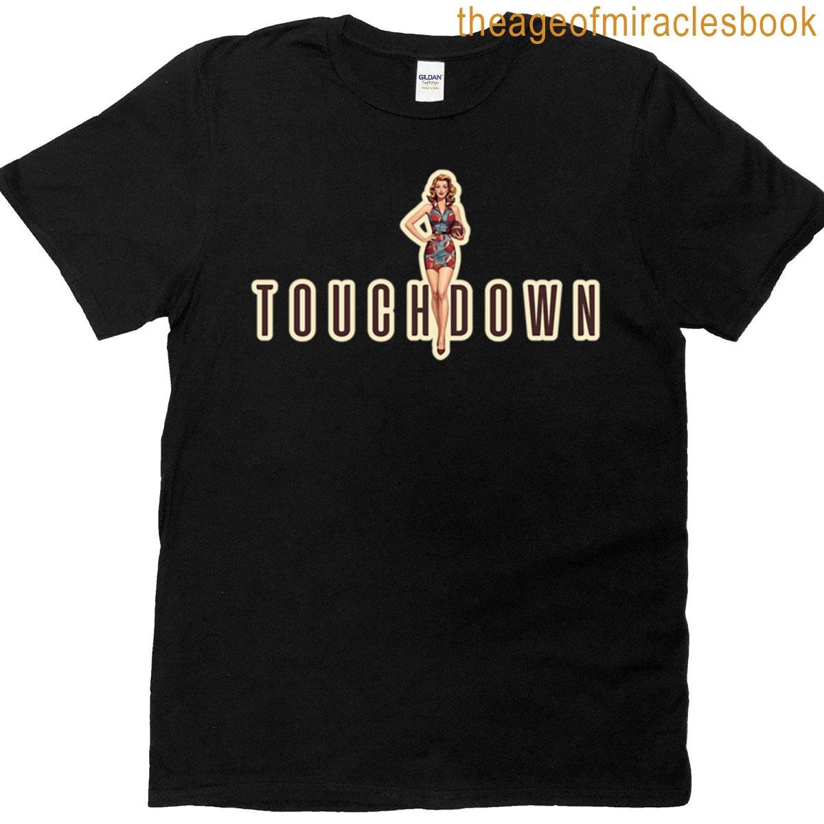 Touchdown Pinup Girl T-shirt