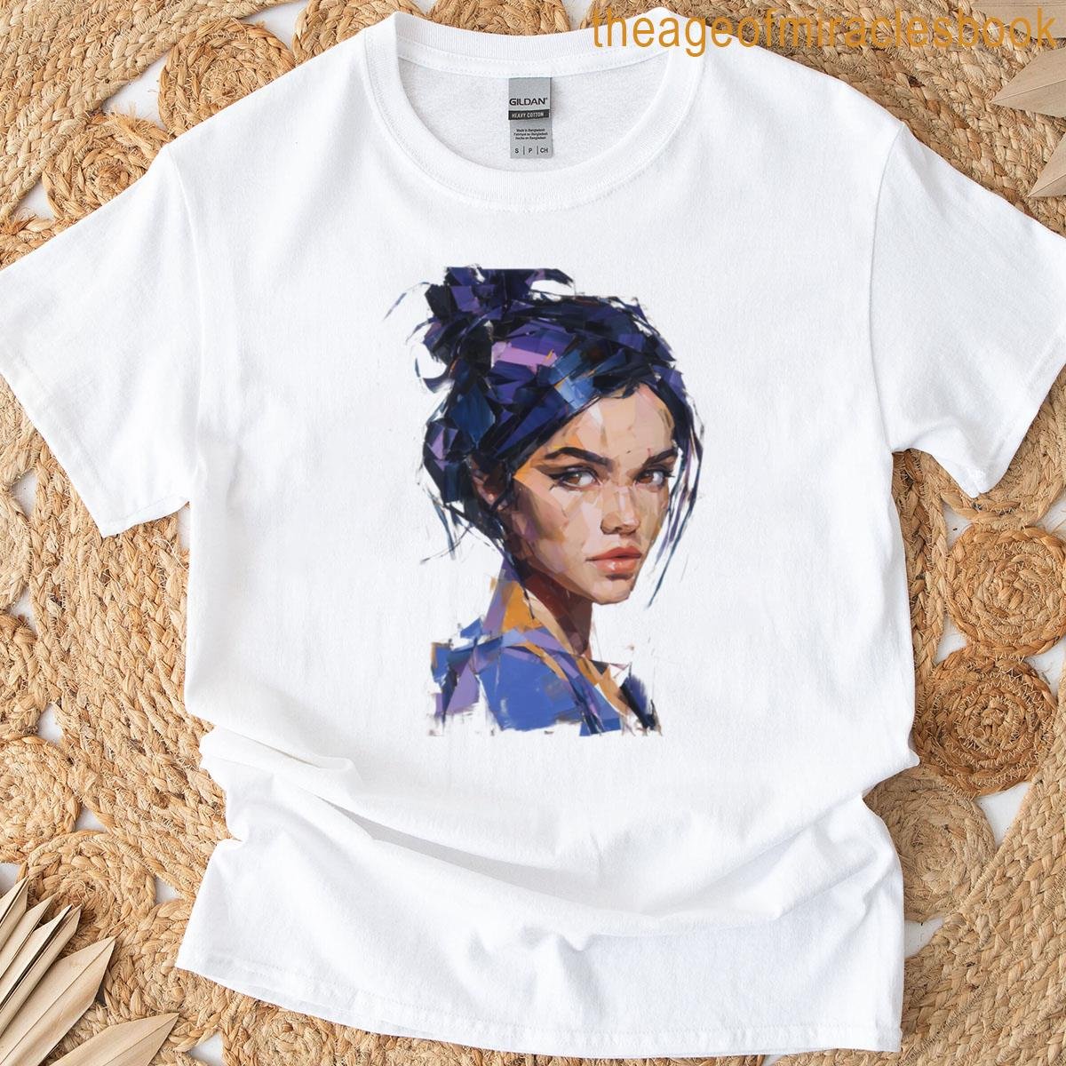 Violet Impasto Muse T-shirt