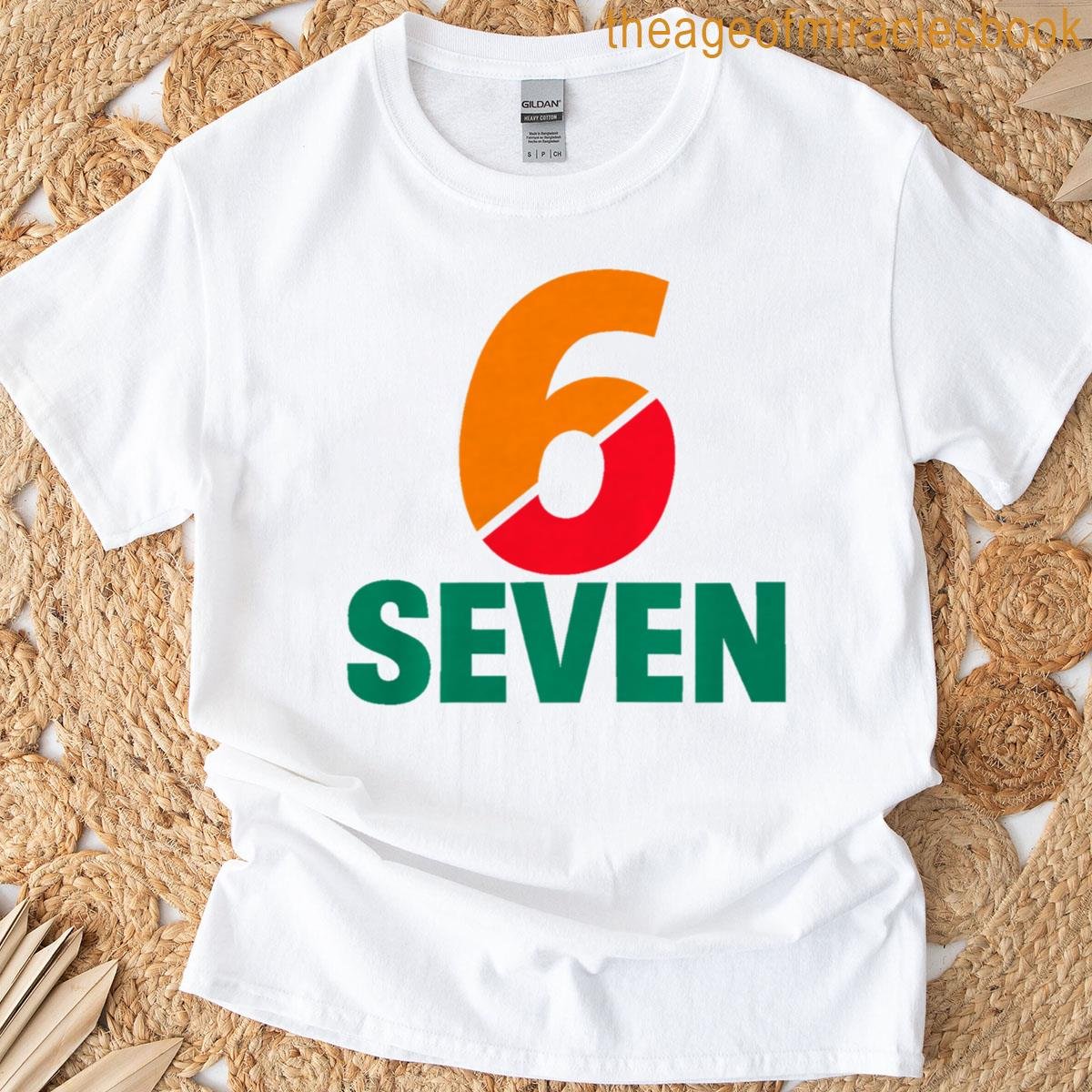 6 Seven Funny 67 Meme Logo Premium Tri-blend T-shirt