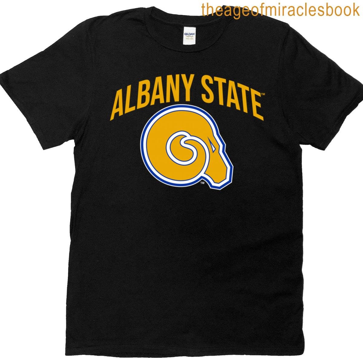 Albany State University Golden Rams Primary Logo T-shirt