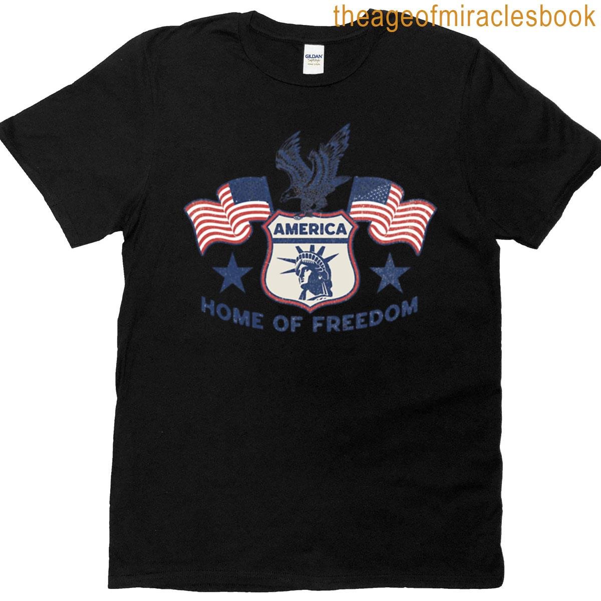 America Freedom Eagle Badge T-shirt