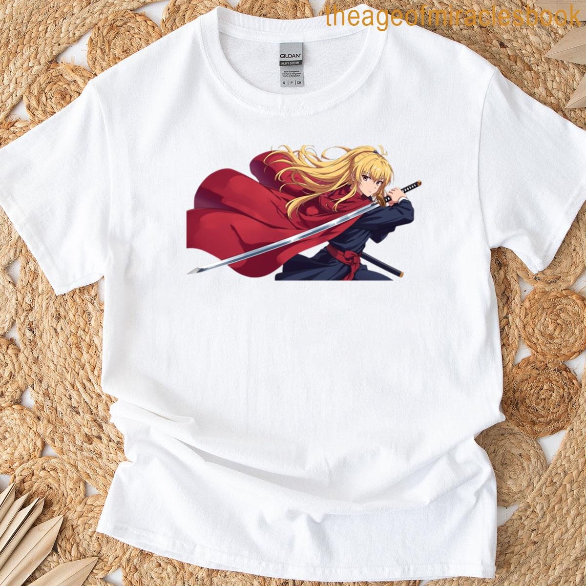 Anime Samurai Girl T-shirt