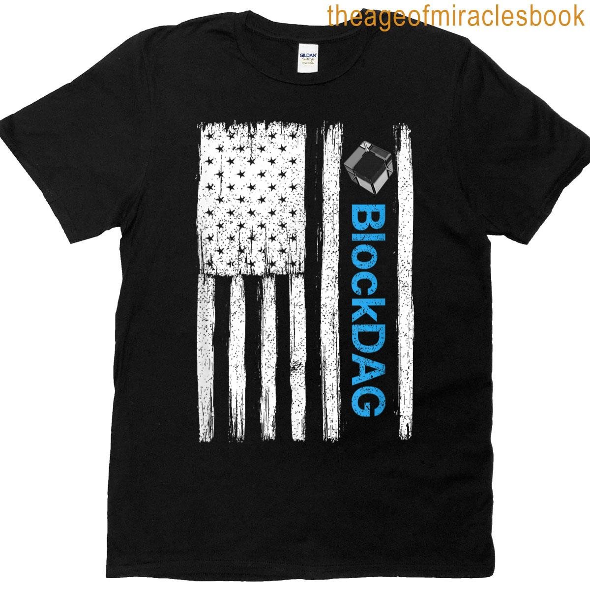 Blockdag Flag Logo Crypto Merchandise T-shirt