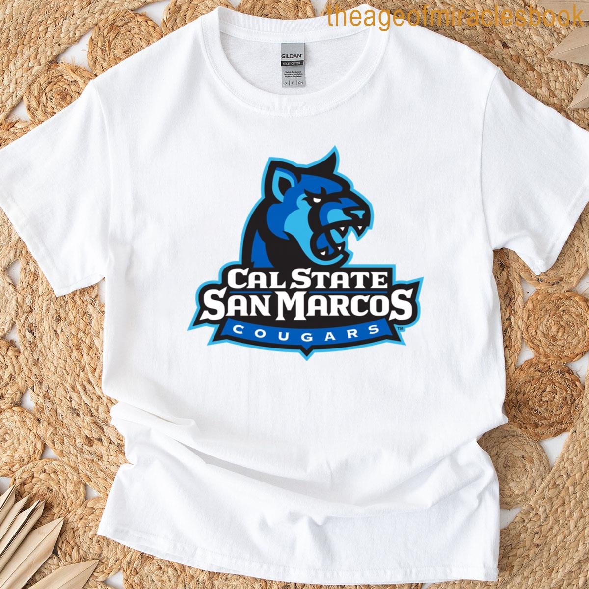Cal State San Marcos Cougars Primary Logo T-shirt