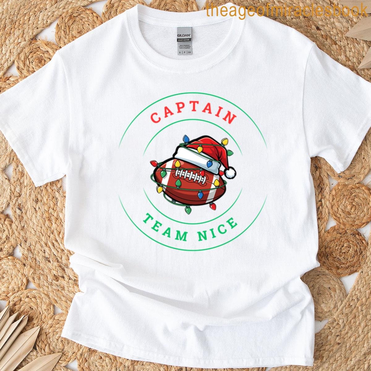 Captain Team Nice Christmas T-shirt