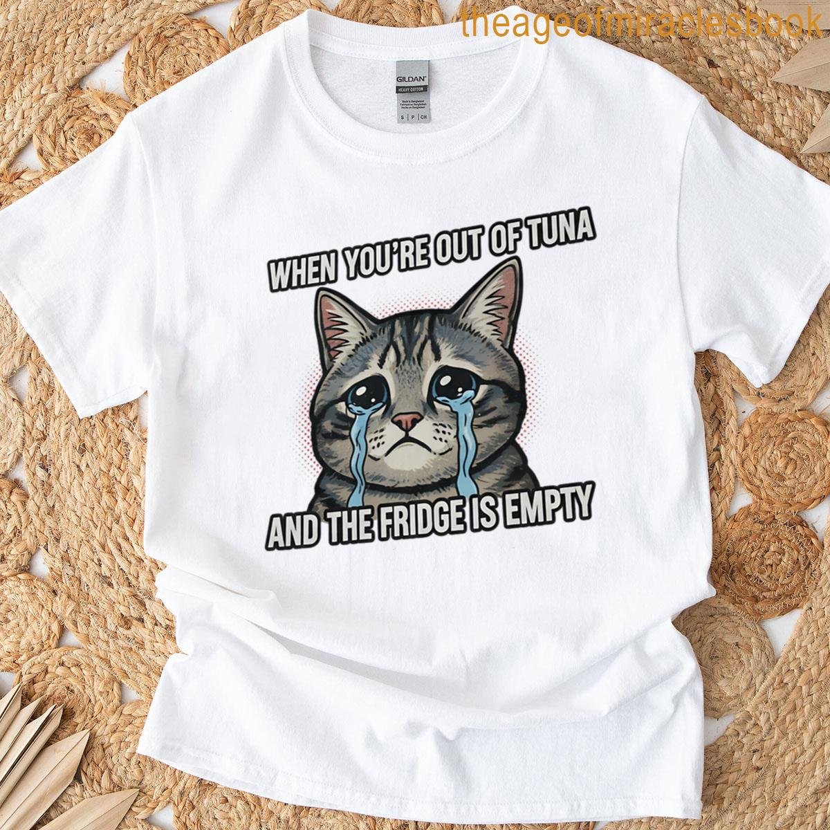 Cat Crying Memes T-shirt