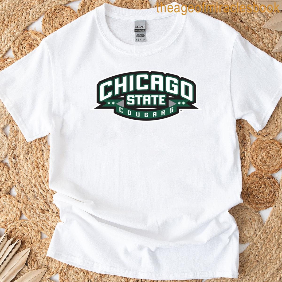 Chicago State University Cougars Primary Logo T-shirt