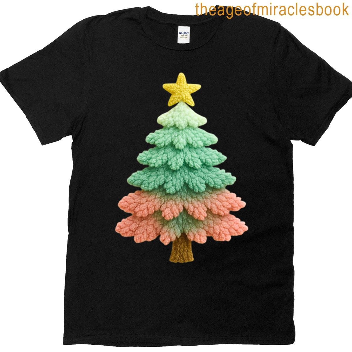 Christmas Tree With Yellow Star T-shirt