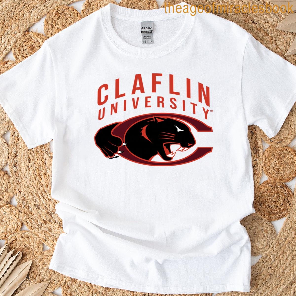 Claflin University Panthers Primary Logo T-shirt