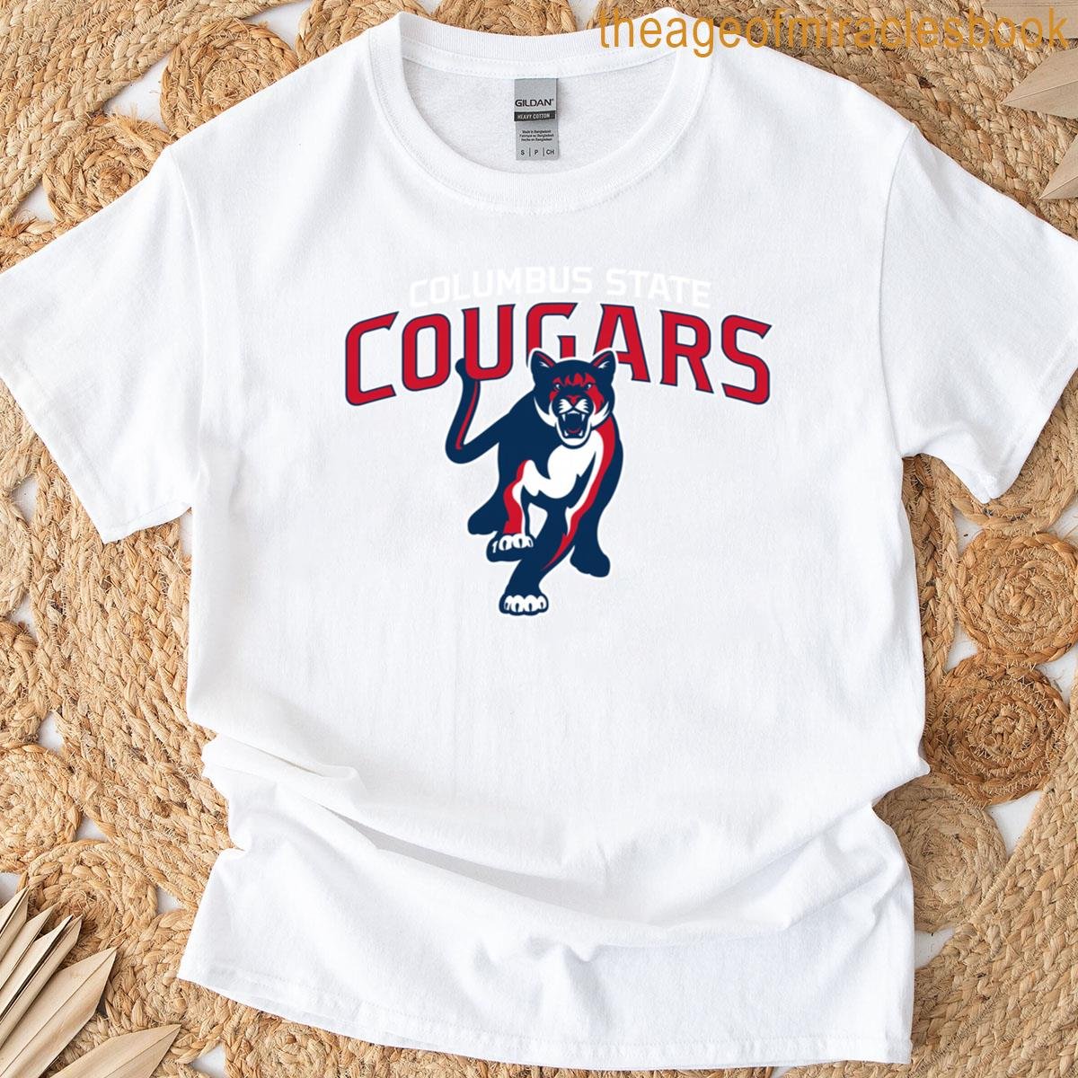 Columbus State University Cougars Primary Logo T-shirt