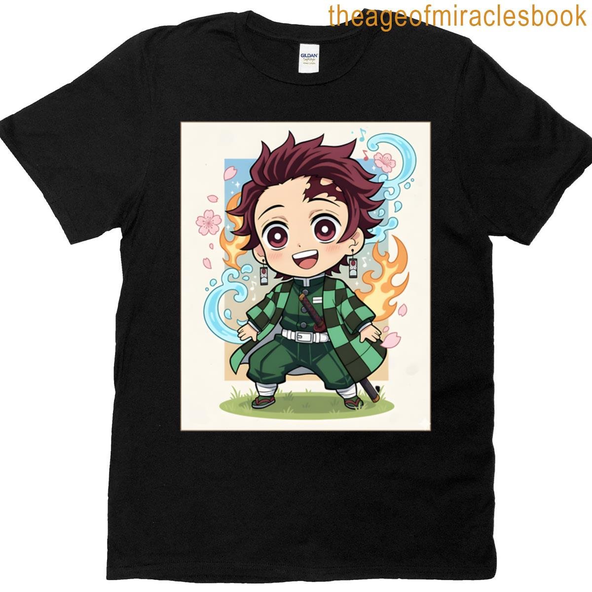 Crimson Checkered Swordsman T-shirt