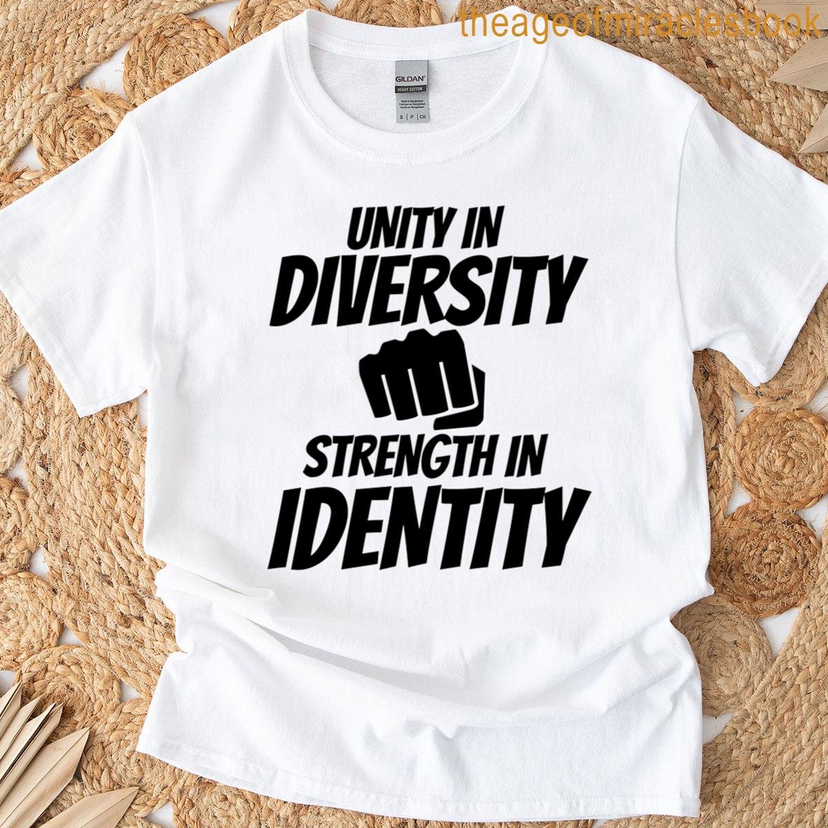 Diversity Strength Unity Culture Quote T-shirt