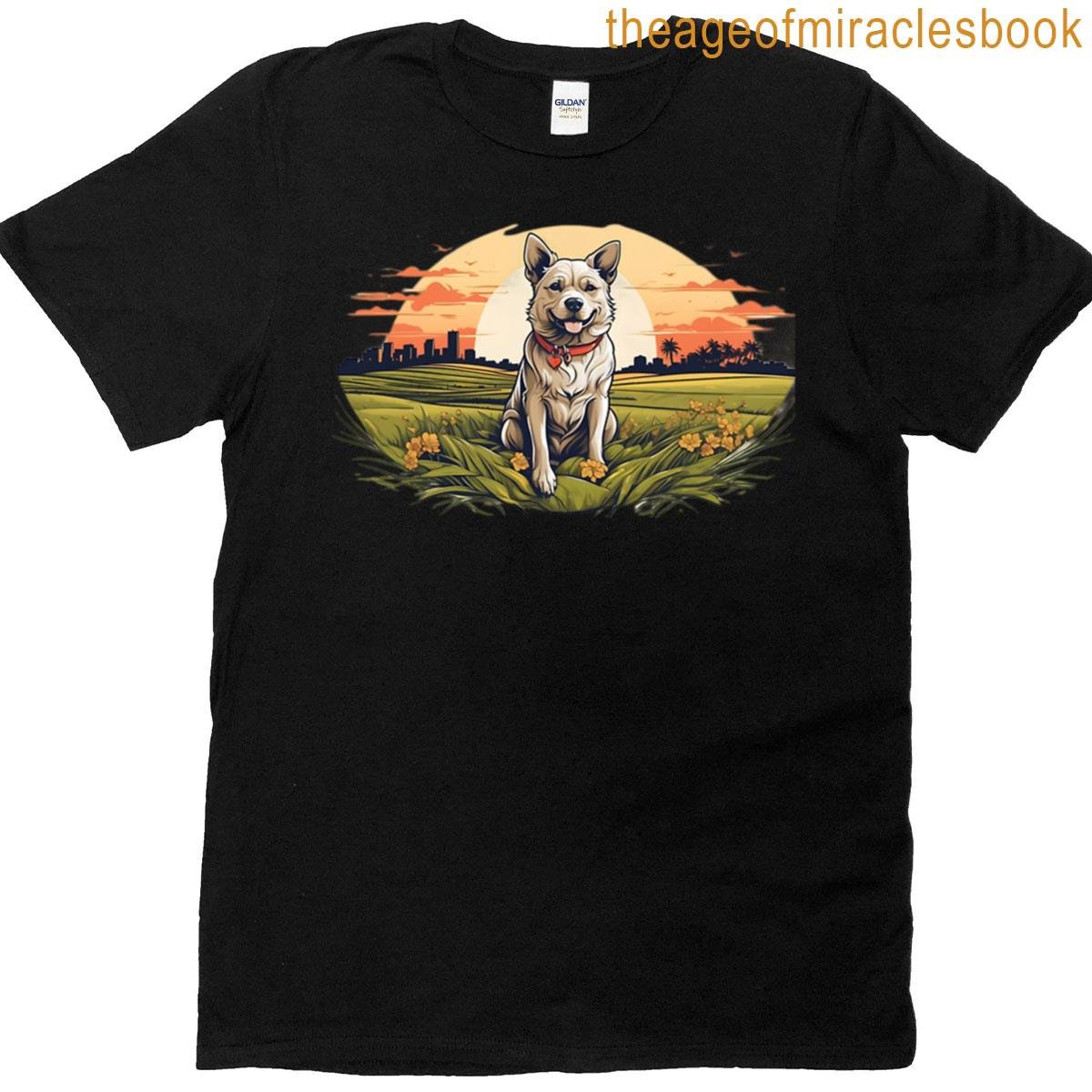 Dog In The Rice Fields T-shirt