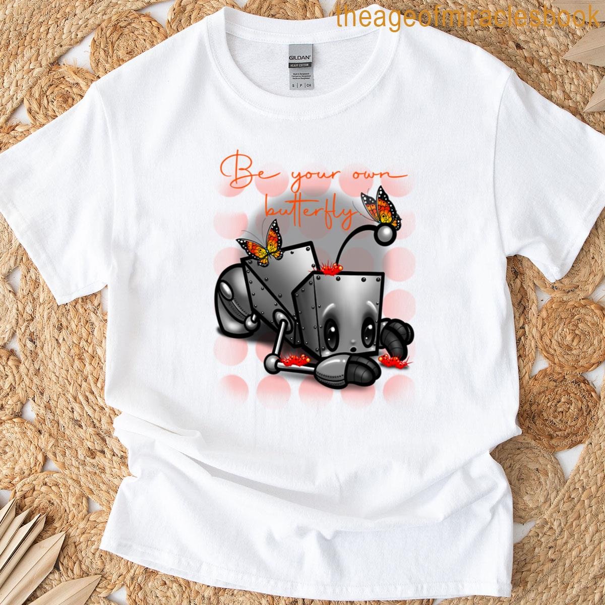 Doodle Bots- Be Your Own Butterfly T-shirt
