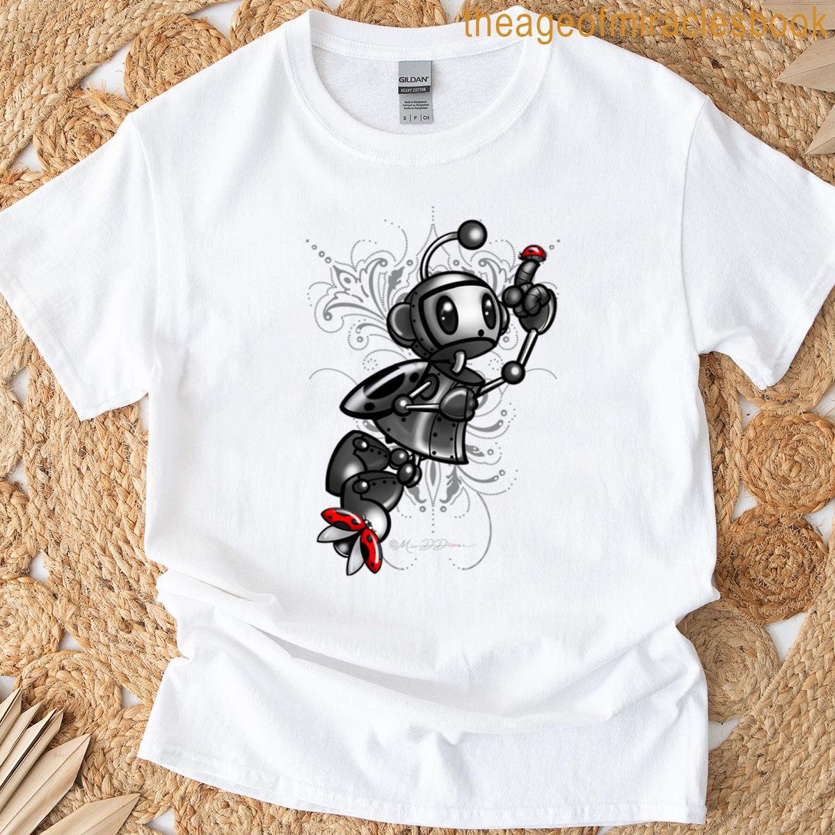 Doodle Bots – Ladybug Bot Oversized T-shirt