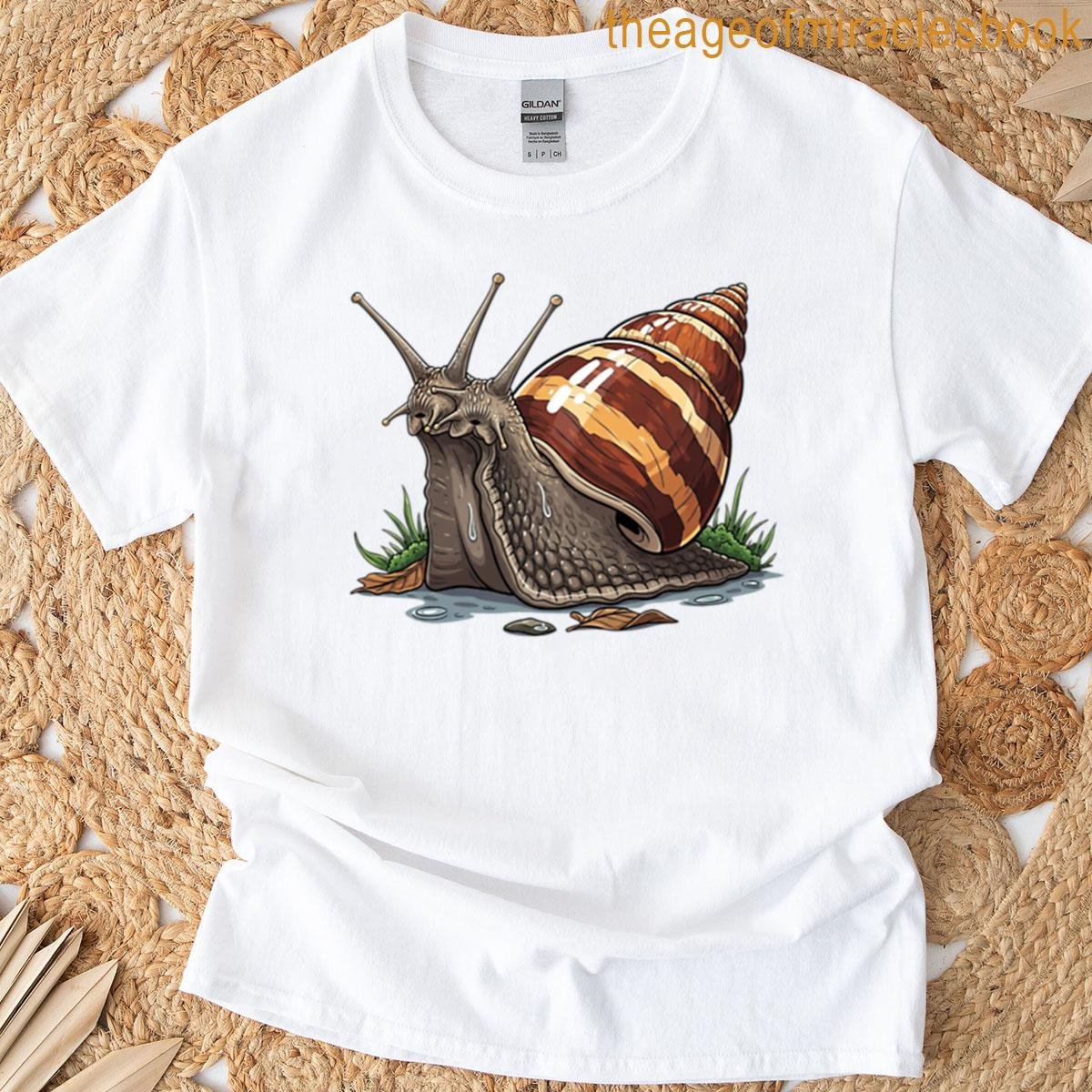 Double Headed Giant African Land Snail Creature T-shirt