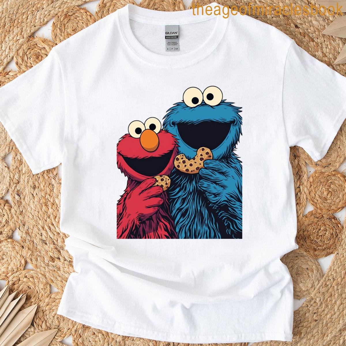 Elmo Cookie Monster Oversized T-shirt