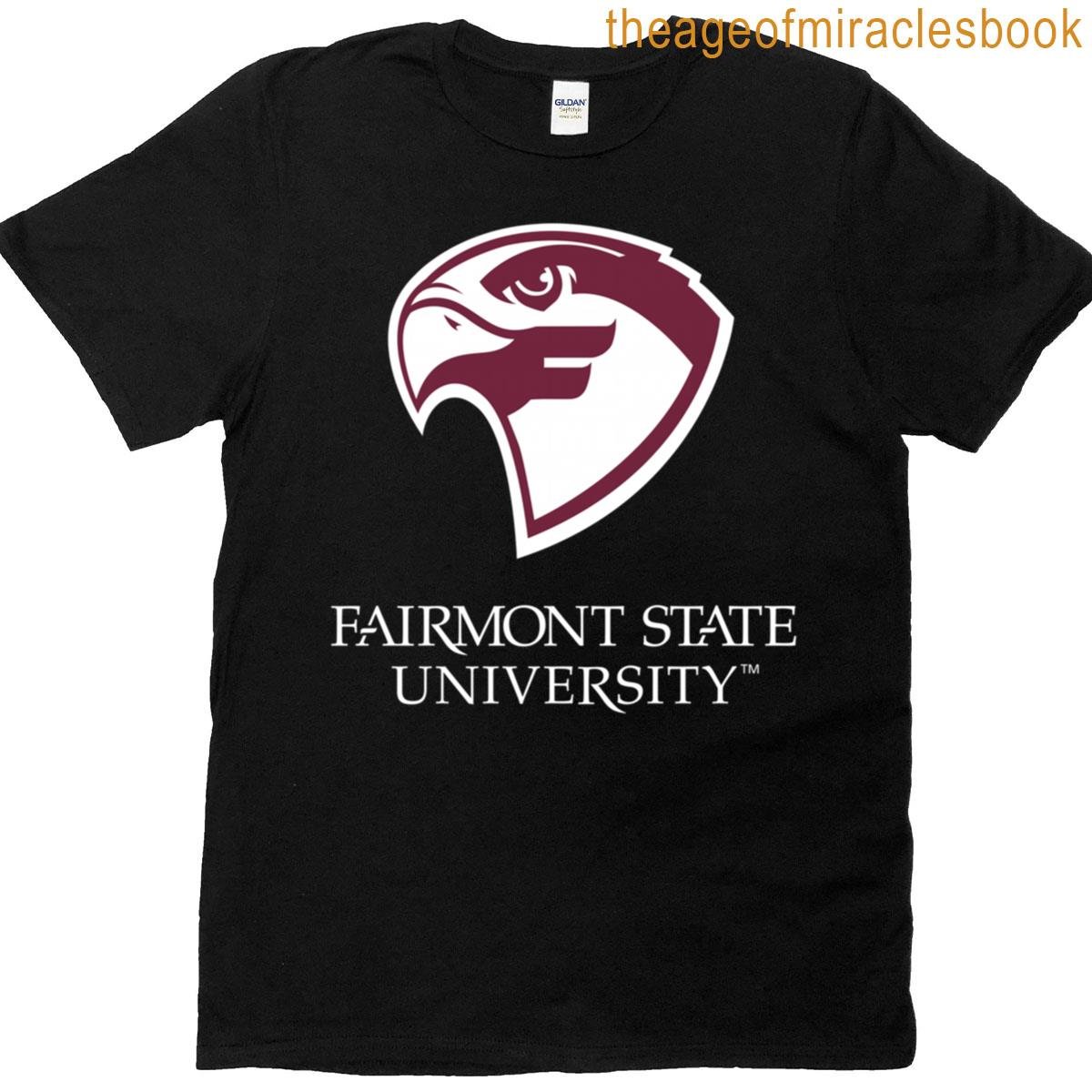 Fairmont State University Falcons Primary Logo T-shirt