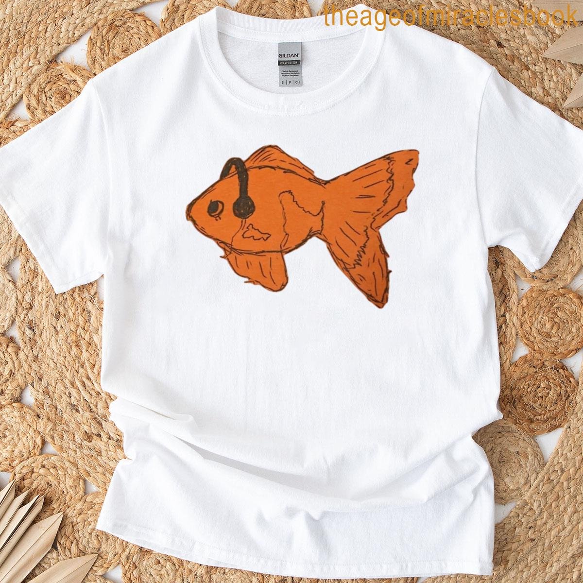 Fish With Headphones Oversized T-shirt
