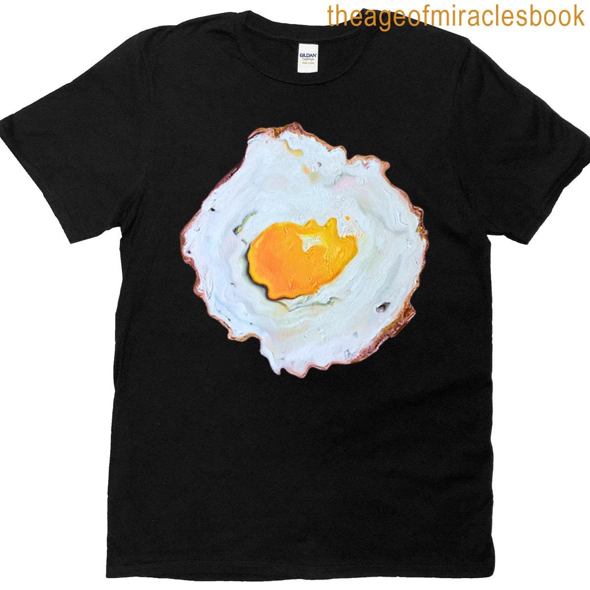 Fried Egg Oil Painting T-shirt