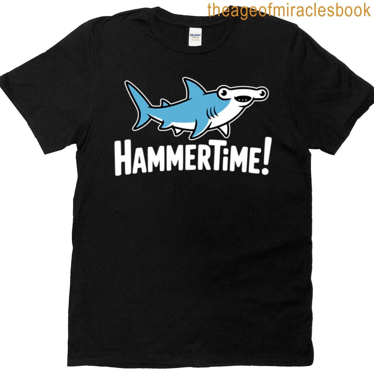 Hammertime Funny Hammerhead Shark Pun T-shirt
