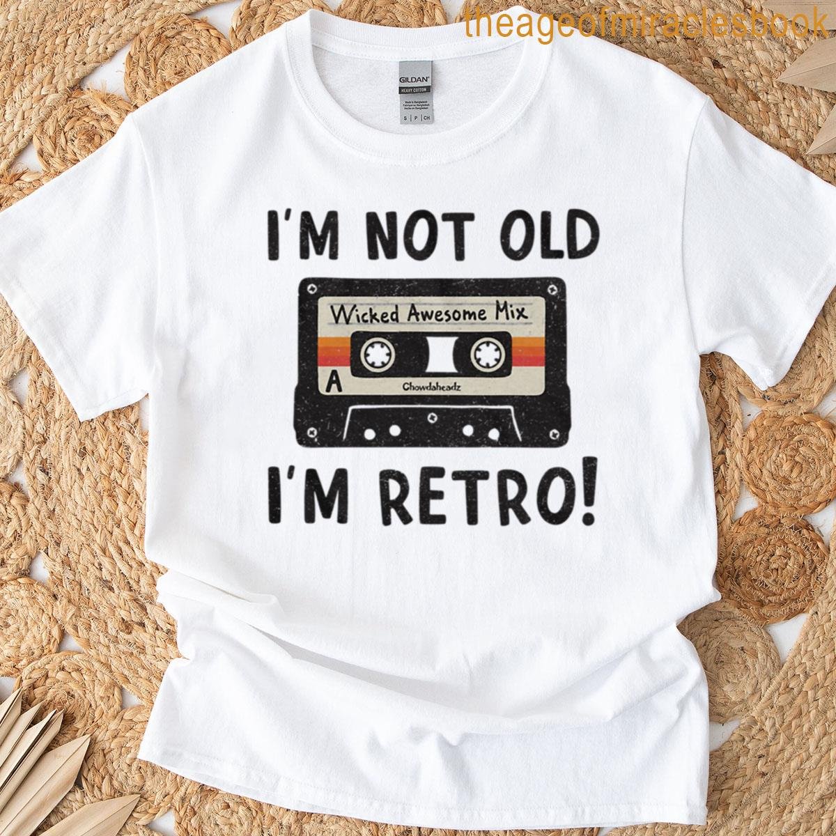 Im Not Old Im Retro Mixtape Oversized T-shirt