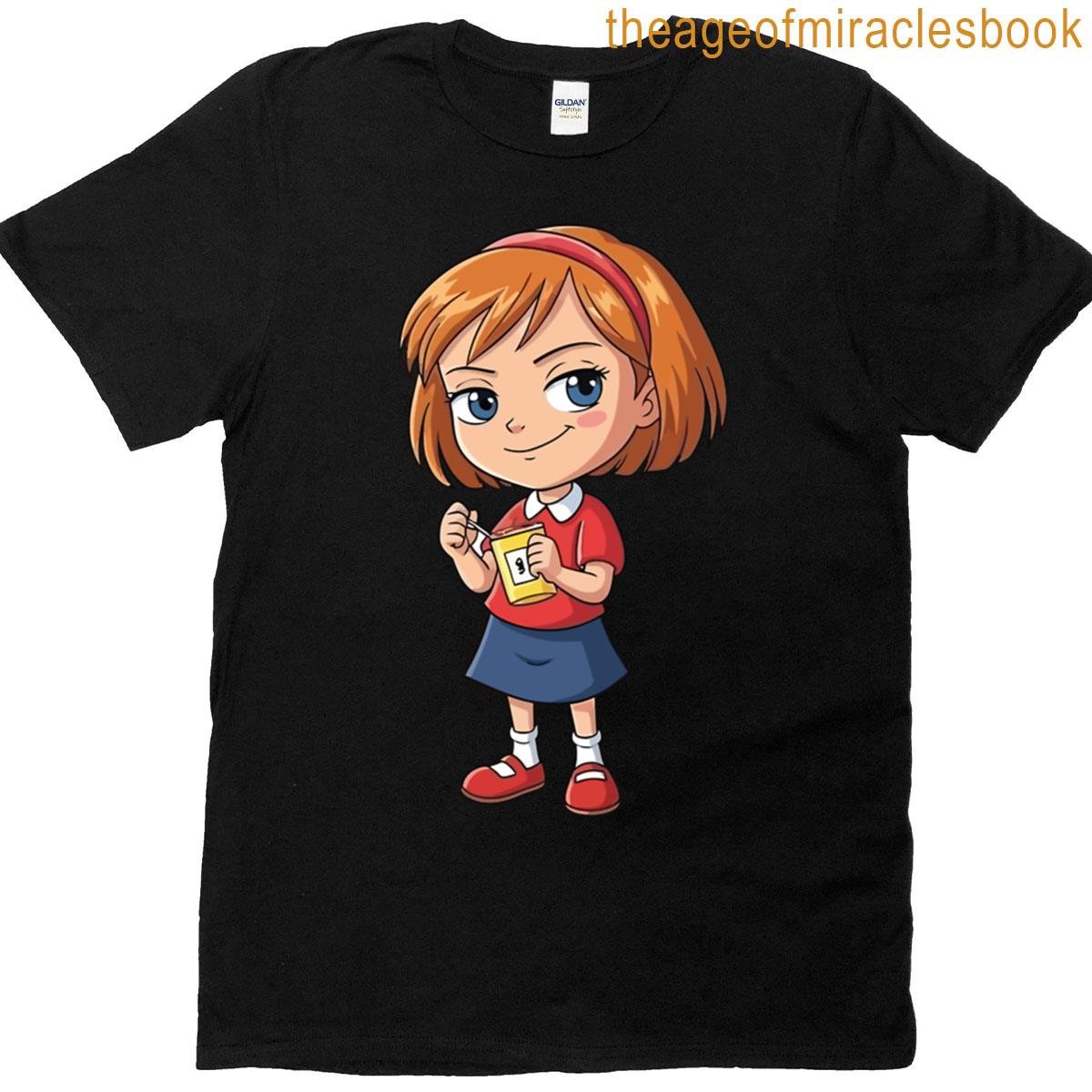 Mischievous Ramona Quimby Drinking Juice T-shirt