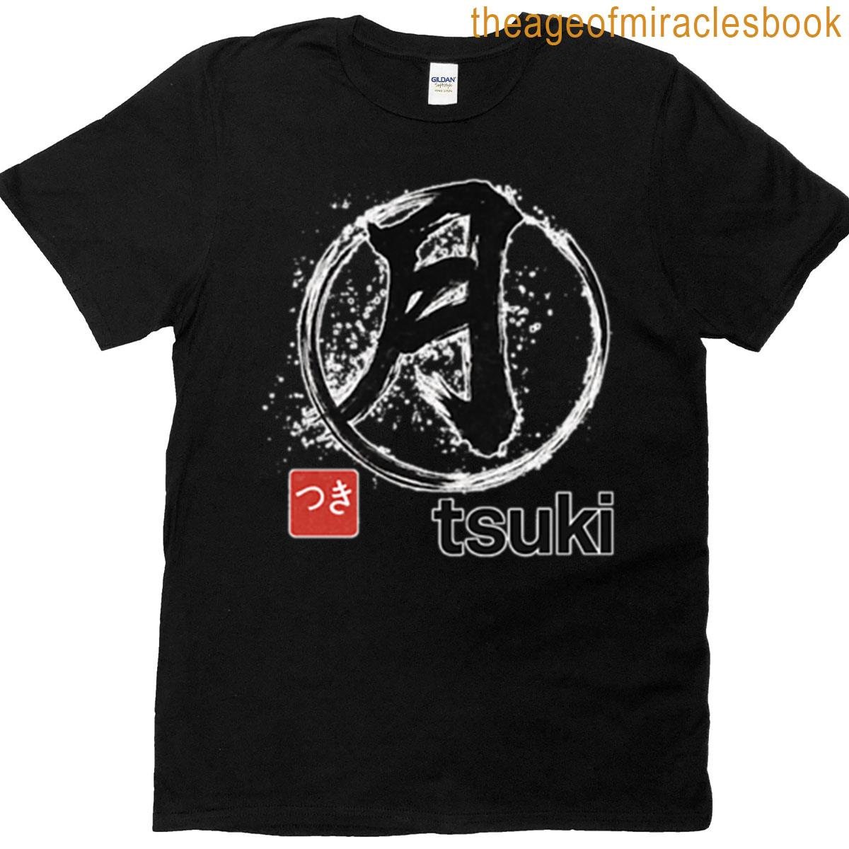 Moon Calligraphy Circle T-shirt