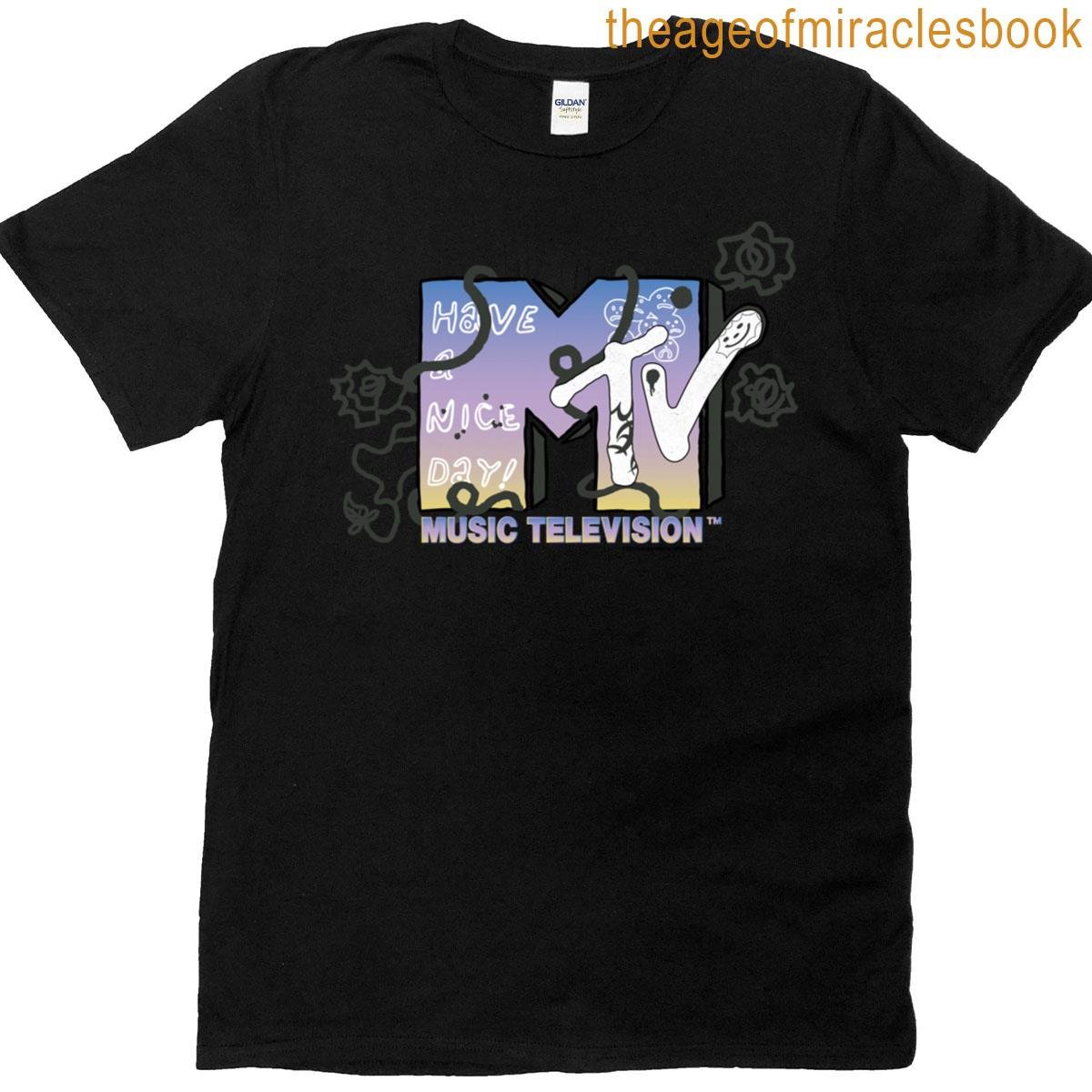 Mtv 90s Drawn Logo Have A Nice Day T-shirt
