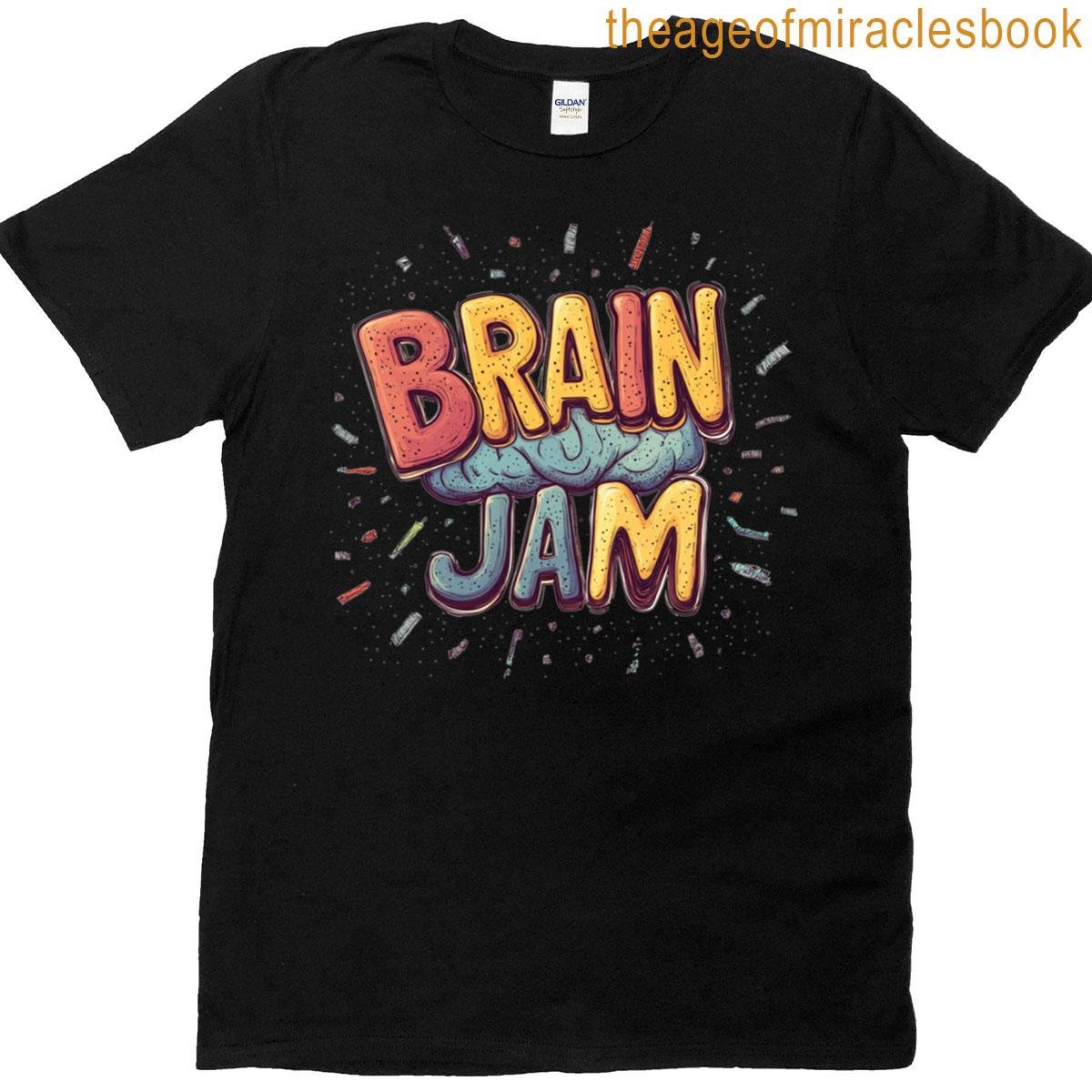 Multicolor Brain Jam Logo T-shirt