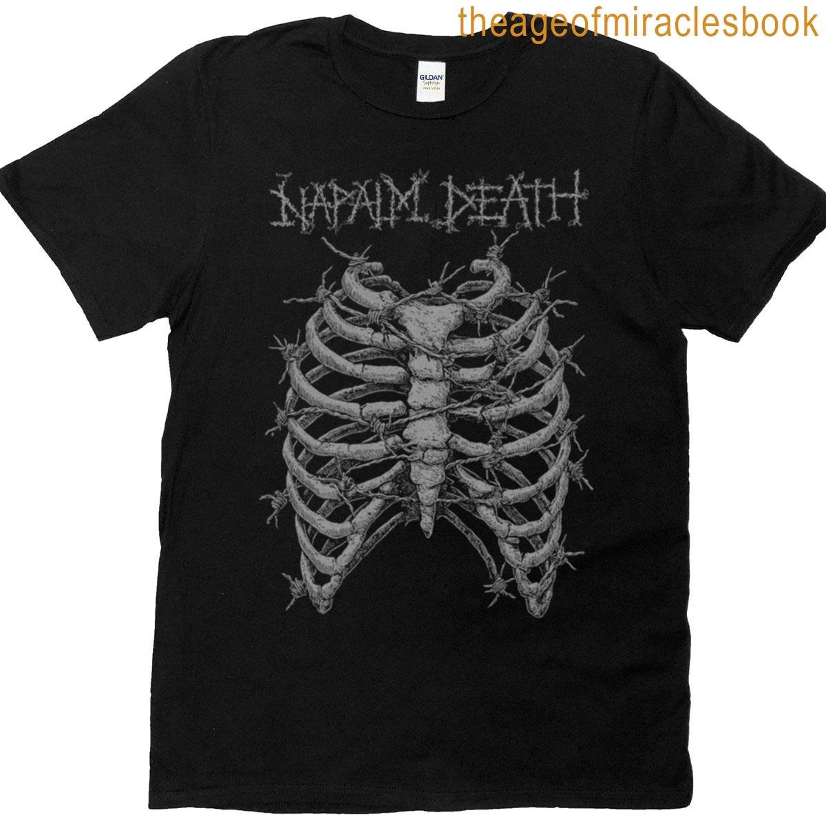 Napalm Death – Inner Incineration Static Silver T-shirt
